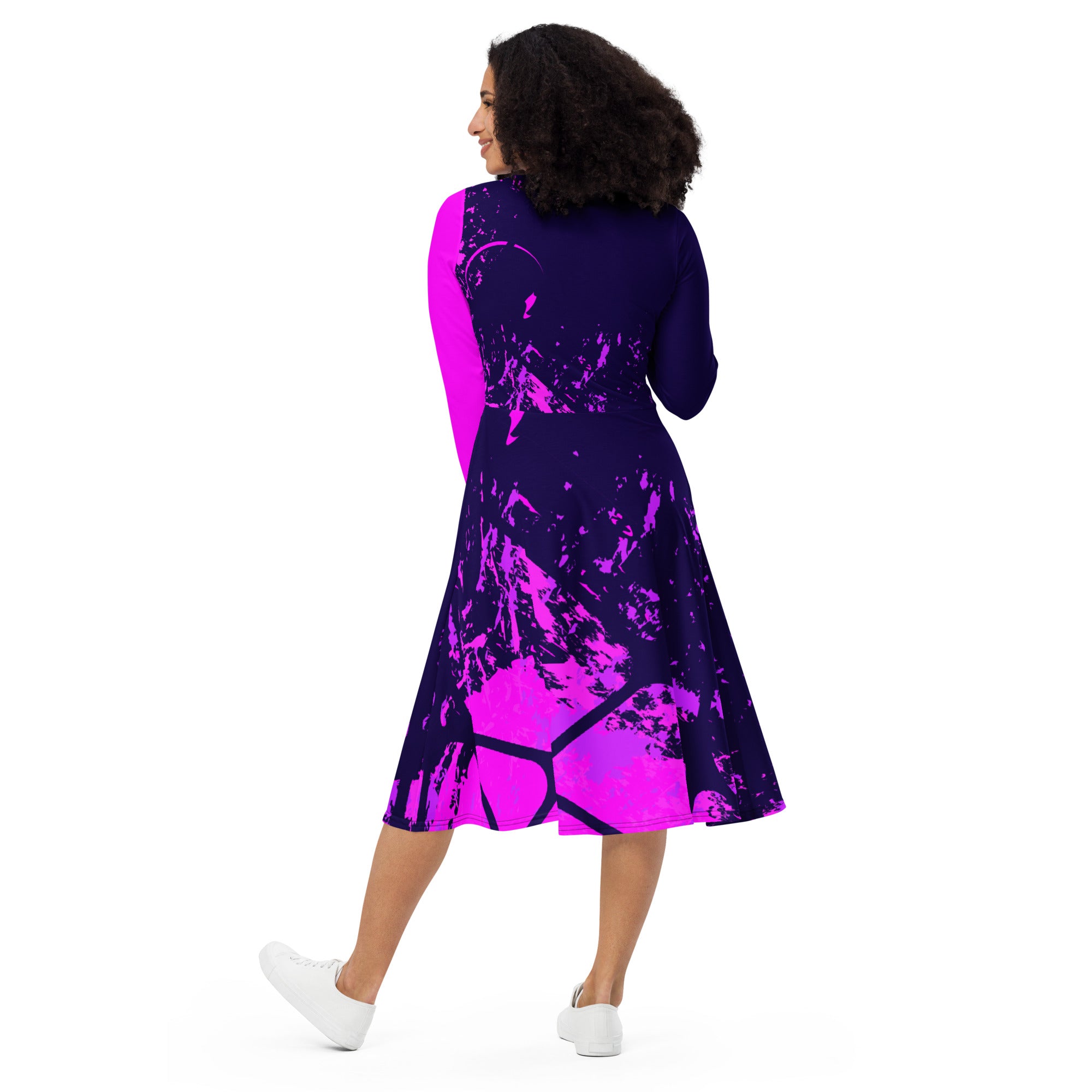holiday dress women long sleeve Thermal Shapewear Midi Dress | Long Sleeve Tummy Control main image 0