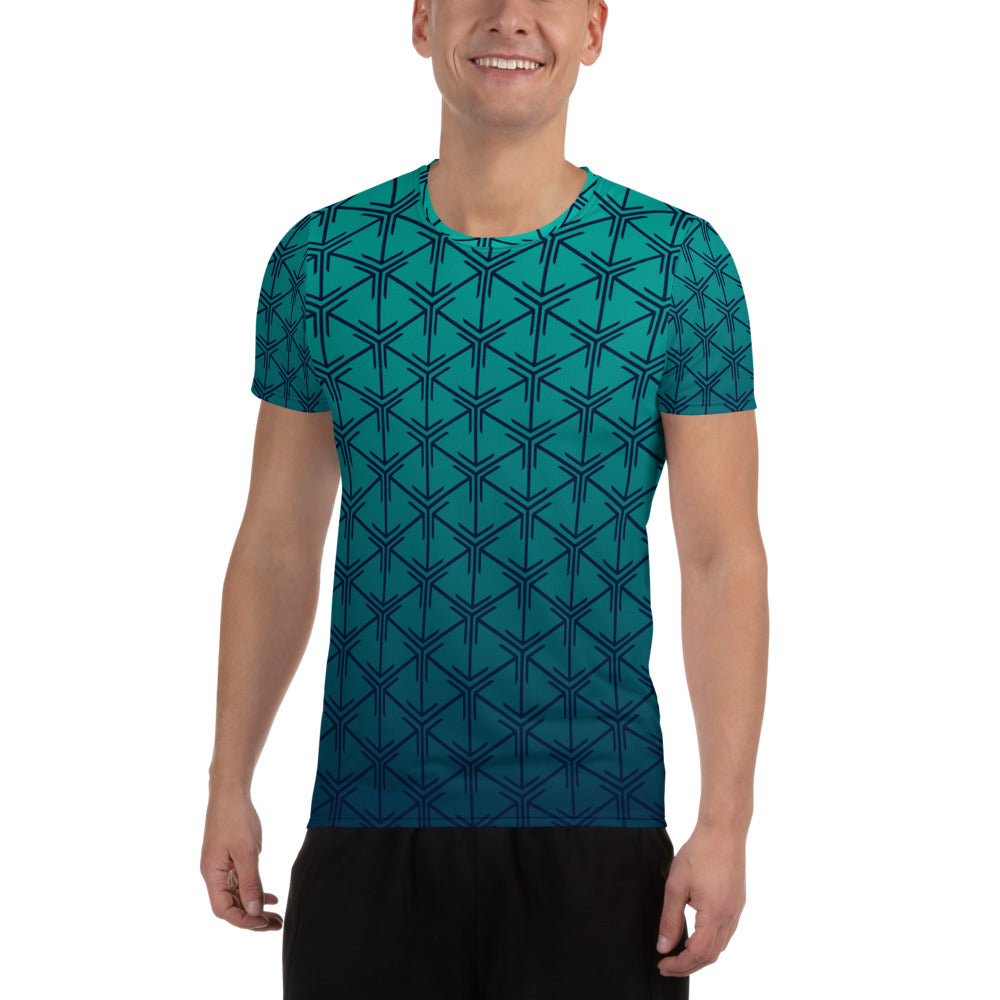 All-Over Print Men's Athletic T-shirt 8