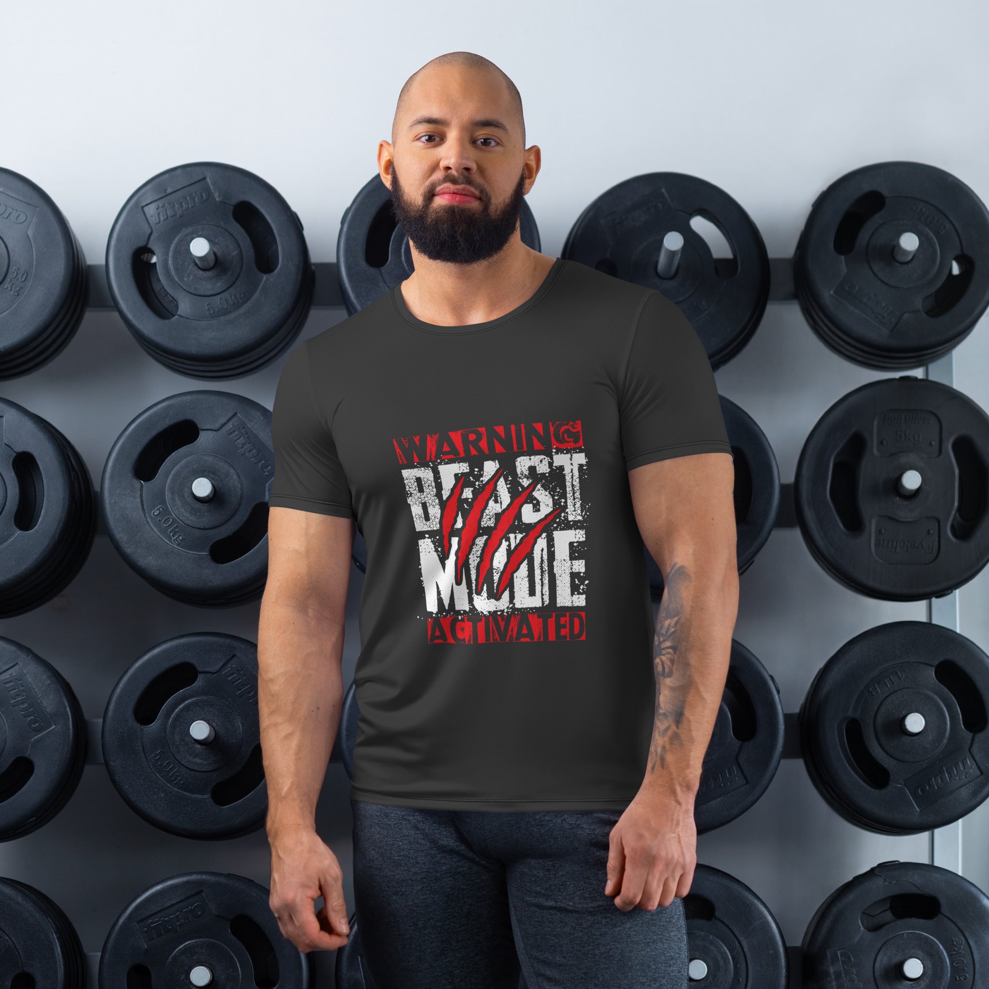 All-Over Print Men's Athletic T-shirt 7